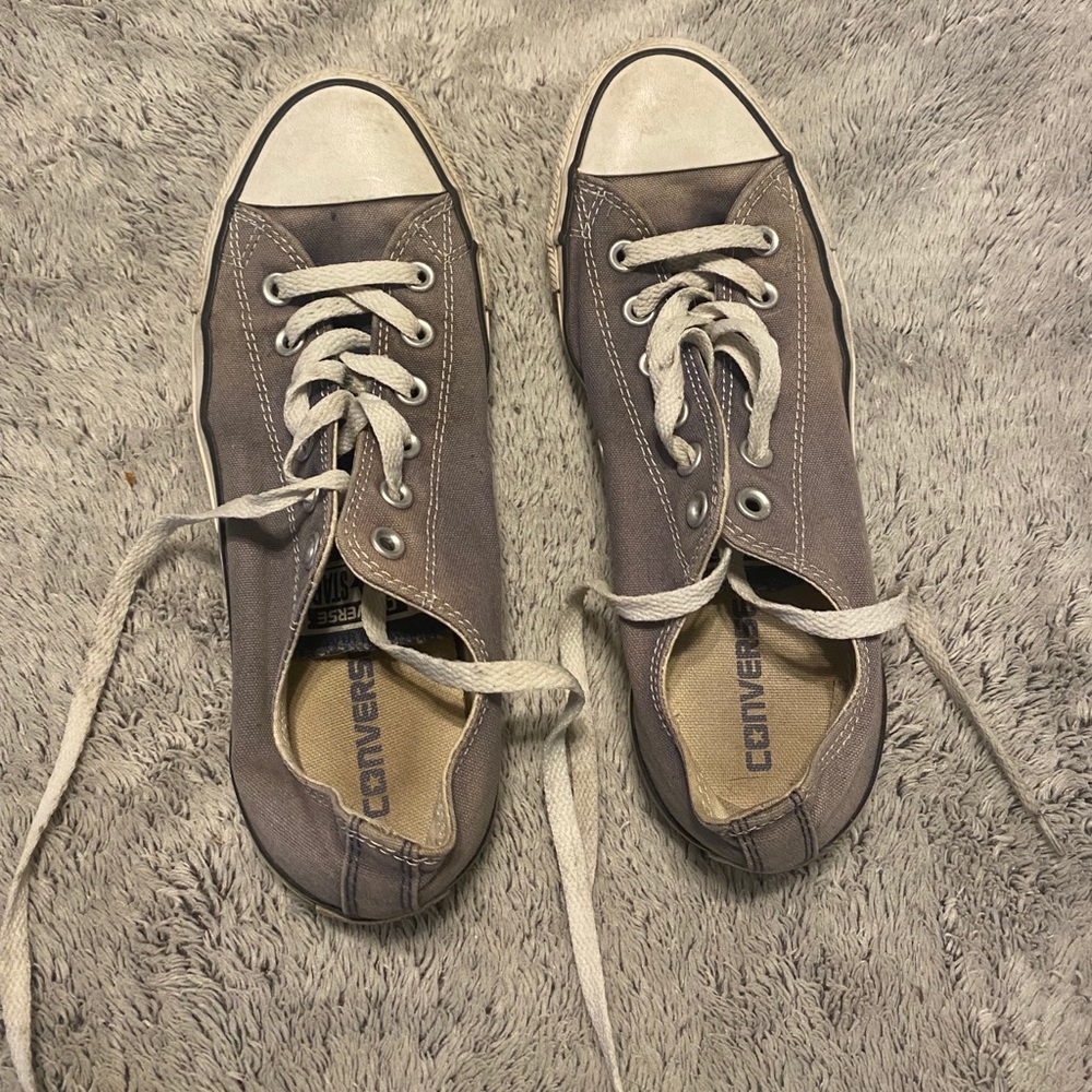 Gray converse all star chucks unisex sneakers